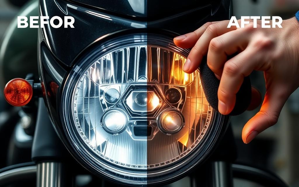 Headlight Restoration for Motorbike