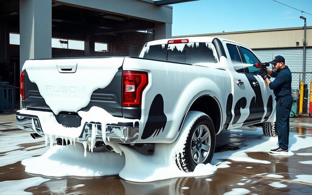 Super Foam Wash for Pickup Truck